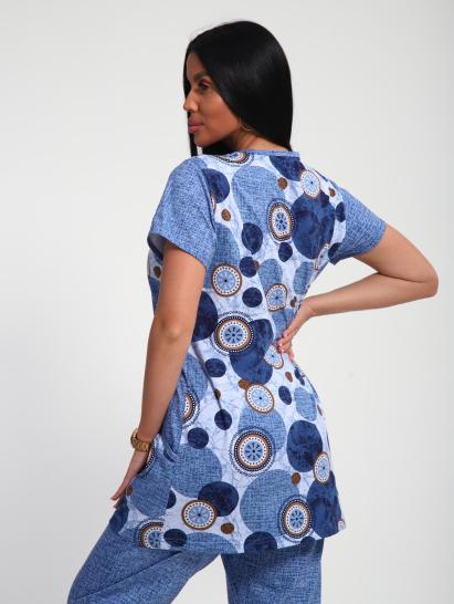 Костюм с бриджами (01072, голубой) - фото 10