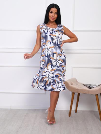 Сарафан с карманами (00977, синий) - фото 11