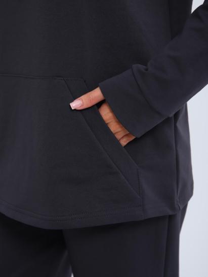 Костюм с капюшоном, футер с лайкрой (01045, антрацитовый) - фото 2