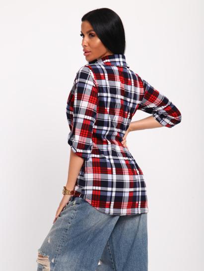 Рубашка на пуговицах (01058, синий) - фото 8