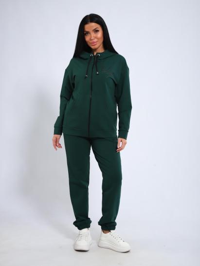 Костюм с брюками, футер с лайкрой 2-х нитка (00907, зеленый) - фото 22