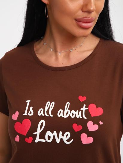 Пижама с брюками (01066, коричневый) - фото 2