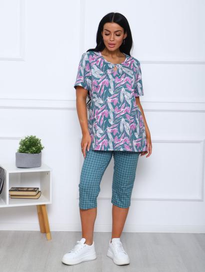 Костюм с бриджами (00990, зеленый) - фото 12