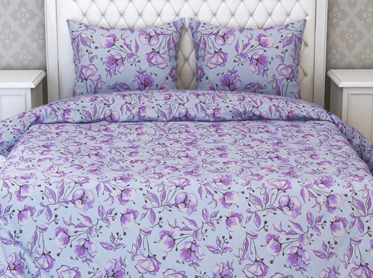 Наволочка Гармония фиолетовый бязь - фото 1