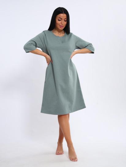 Сорочка теплая, футер с начесом (01035, оливковый) - фото 4