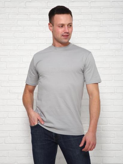 Футболка мужская (01036, светло-серый) - фото 4
