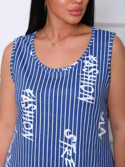 Сарафан, полоска синий (918-1) - фото 2