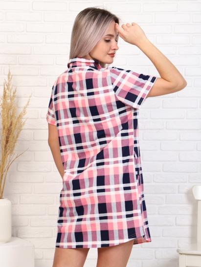 Халат - рубашка на пуговицах с карманами, персик (890-4) - фото 7