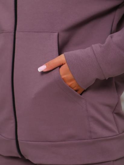 Костюм с брюками, футер с лайкрой 2-х нитка, кофе (907-10) - фото 2