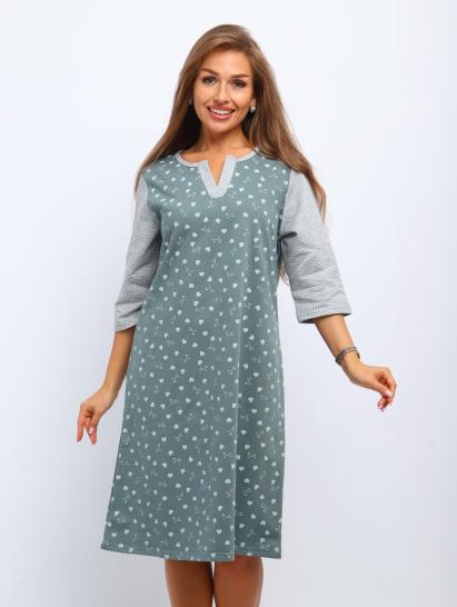 Сорочка теплая, футер с начесом (01060, оливковый) - фото 6