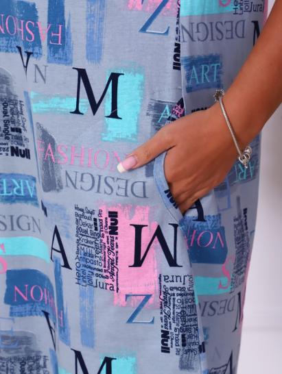 Туника с карманами, голубой (865-1) - фото 10