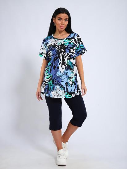 Костюм с бриджами (01050, синий) - фото 18