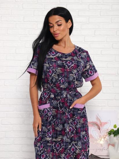 Платье с карманами (01008, фиолетовый) - фото 5