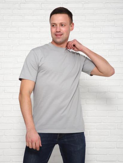 Футболка мужская (01036, светло-серый) - фото 3