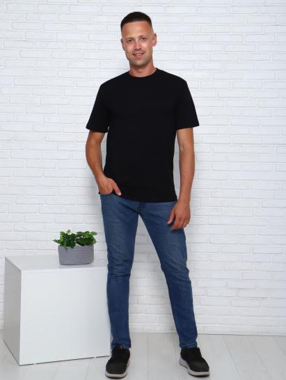 Футболка мужская (01005, черный) - фото 1