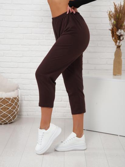 Бриджи трикотажные (01037, коричневый) - фото 3