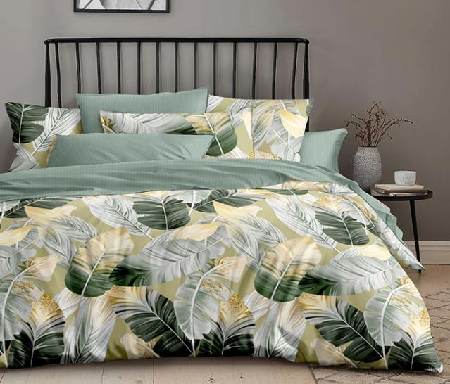 Комплект постельного белья Тропическое утро сатин - фото 1