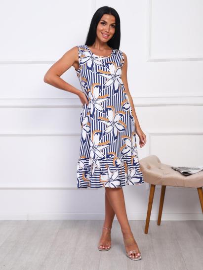 Сарафан с карманами (00977, синий) - фото 1