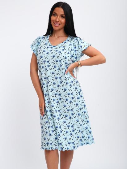 Сорочка женская (01064 голубой) - фото 4