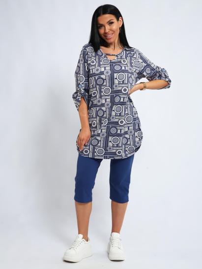 Костюм с бриджами (01052, синий) - фото 15