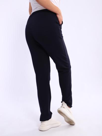 Брюки с карманами, интерлок (01034, темно-синий) - фото 3