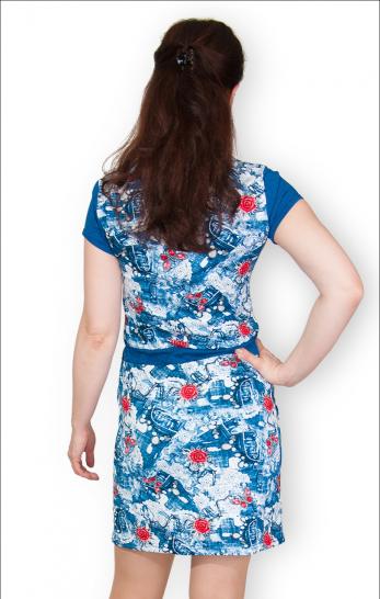 Халат женский на молнии (352-3) - фото 6