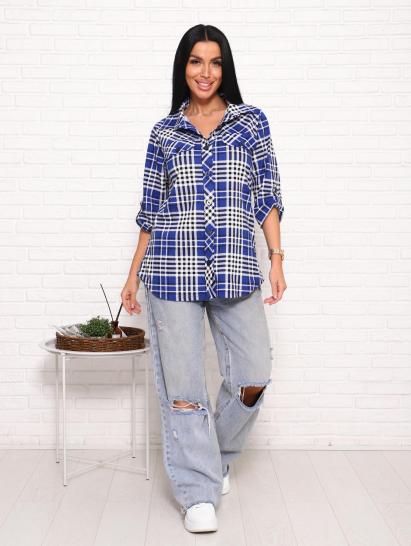 Рубашка на пуговицах (00995, темно-синий) - фото 17