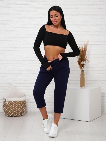 Бриджи трикотажные (01037, синий) - фото 11