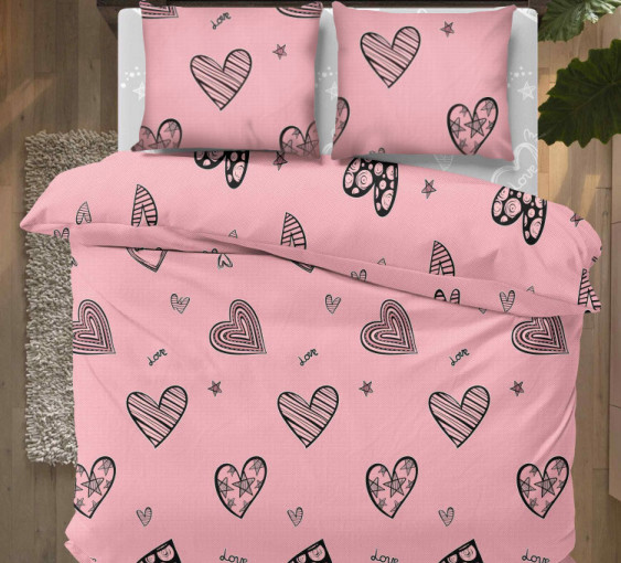 Наволочка Сердцеедка (основа) бязь - фото 1