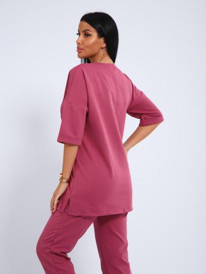 Костюм с брюками, футер с лайкрой (01048, сухая роза) - фото 10