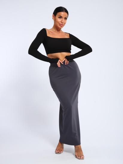 Юбка, футер (01056, серый макси) - фото 18