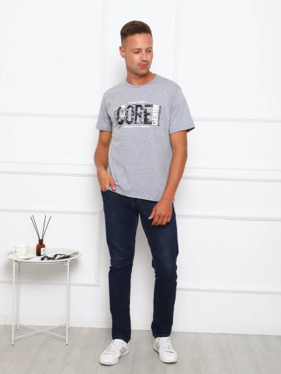 №105.1 Футболка мужская Футболка мужская Серый - фото 1