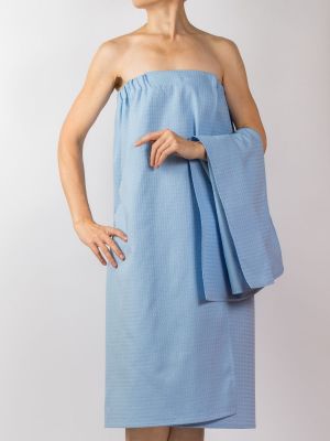 Килт для бани женский голубой - фото 1