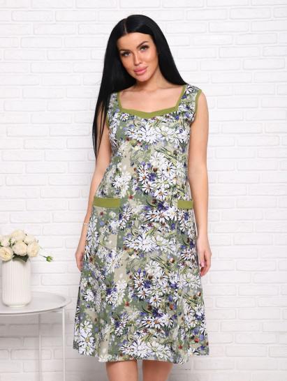 Сарафан с карманами (00981, зеленый) - фото 3