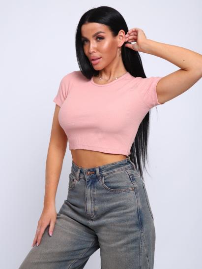 Топ с коротким рукавом (01040, персиковый) - фото 9