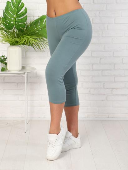 Бриджи, кулирка с лайкрой, олива (927-2) - фото 11