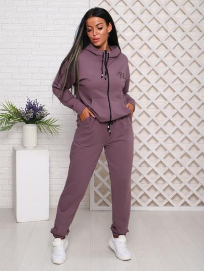 Костюм с брюками, футер с лайкрой 2-х нитка, кофе (907-10) - фото 12