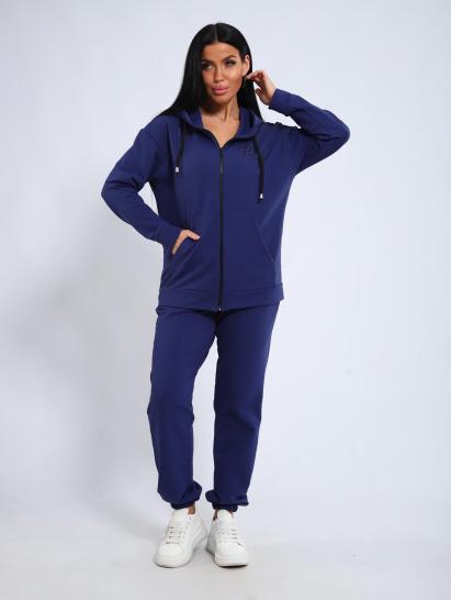 Костюм с брюками, футер с лайкрой 2-х нитка (00907, индиго) - фото 20