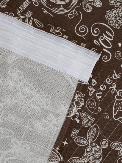 Шторы короткие с подхватами Стрекоза капучино - фото 4