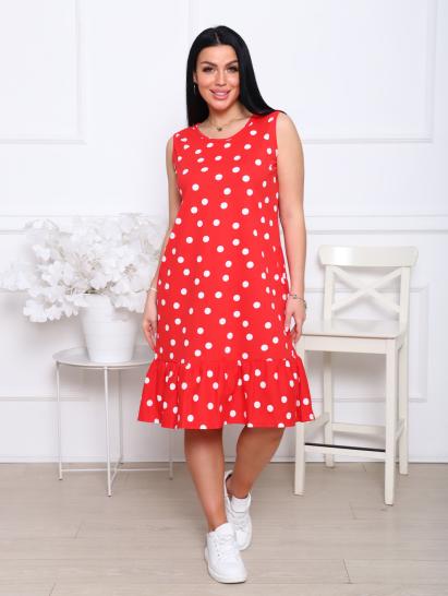 Сарафан с карманами, красный (905-3) - фото 1
