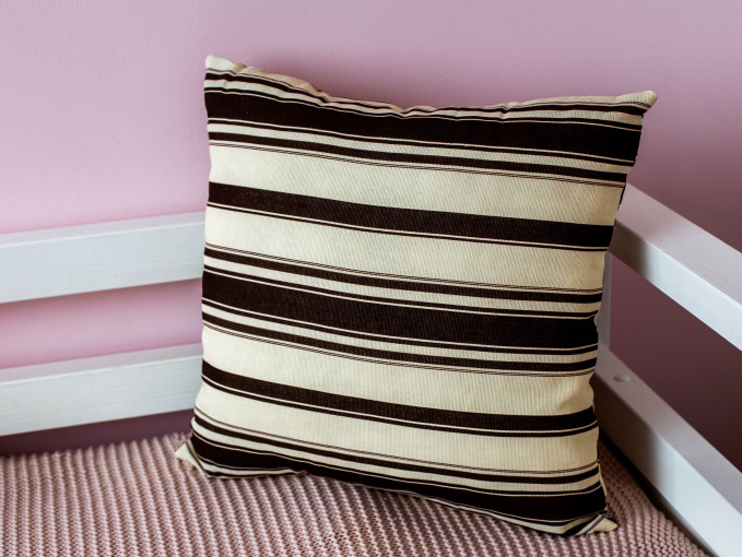 Подушка декоративная полоска - фото 2
