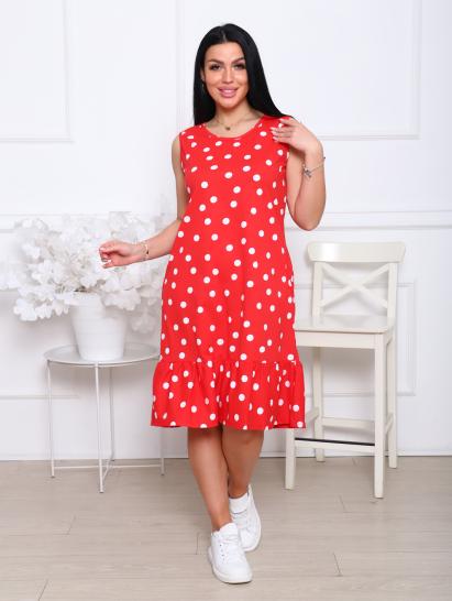 Сарафан с карманами, красный (905-3) - фото 8