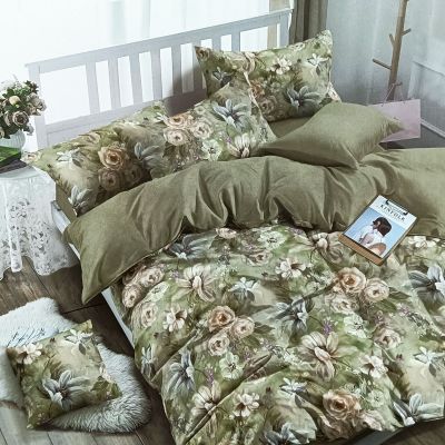 Комплект постельного белья Зима-Лето Акварель поплин - фото 1