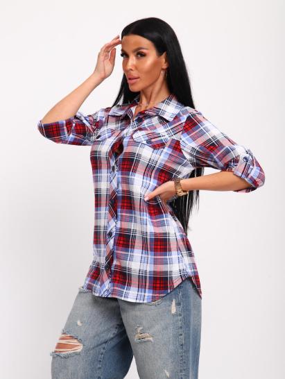 Рубашка на пуговицах (01058, голубой) - фото 10