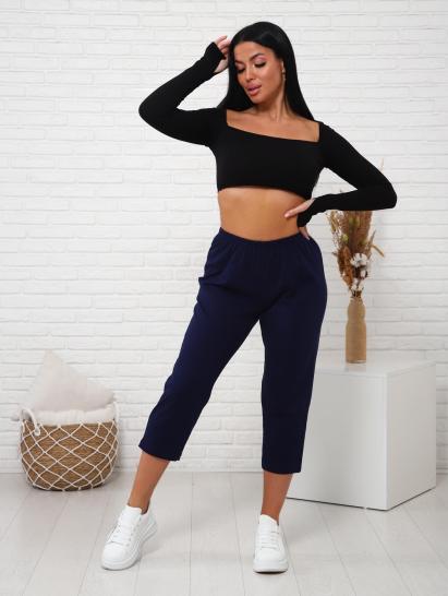 Бриджи трикотажные (01037, синий) - фото 10