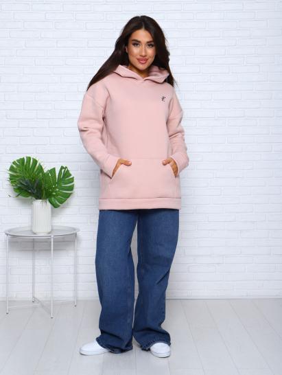 Толстовка с капюшоном, футер с начесом 3-х нитка, бежевый (878-5) - фото 2