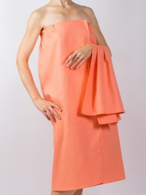 Килт для бани женский коралловый - фото 1