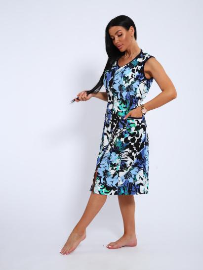 Халат на молнии с карманами (00993, василек) - фото 10