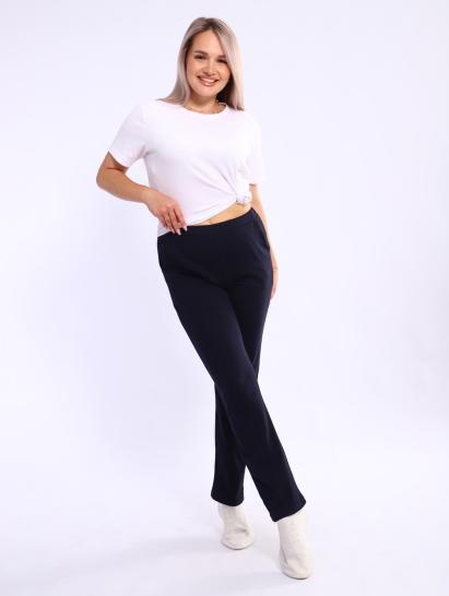 Брюки с карманами, интерлок (01034, темно-синий) - фото 16