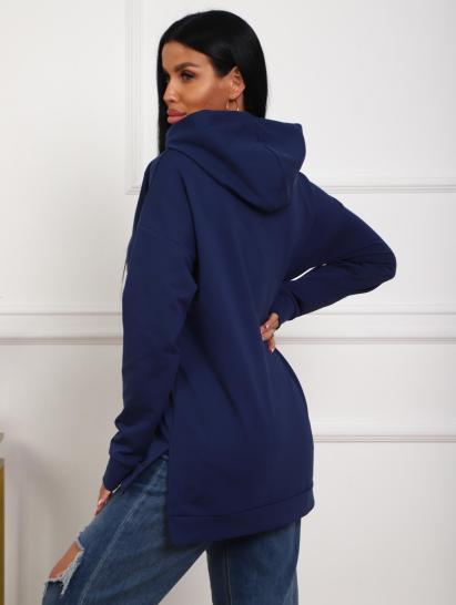 Толстовка футер с капюшоном (01074, индиго) - фото 11